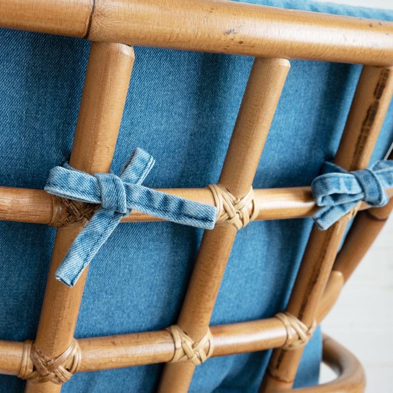 新品　83-940 ワルツ　リラックスチェア　チェック柄 Nychair X（ニーチェアエックス）ナチュラル/ホワイト