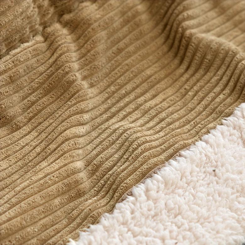 こたつ布団 正方形 約190×190cm 無地 ベージュ ブラウン コーデュロイ おしゃれ 掛け布団 カジュアル ボア 91364 | ブランド登録なし | 01