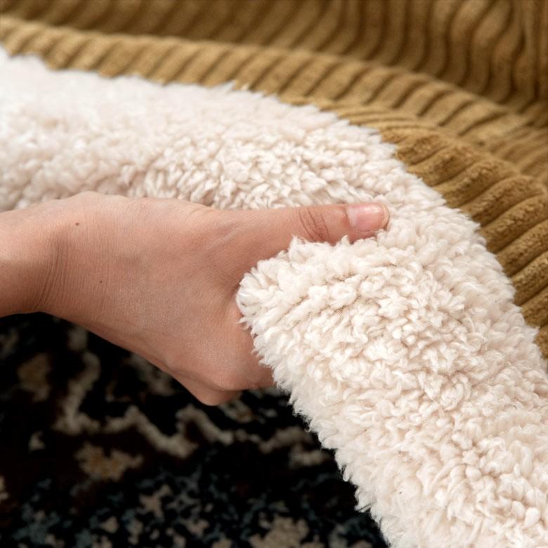 こたつ布団 長方形 約190×230cm ベージュ 掛け布団 こたつ コーデュロイ カジュアル フリース おしゃれ 洋風 北欧 91366 | ブランド登録なし | 07