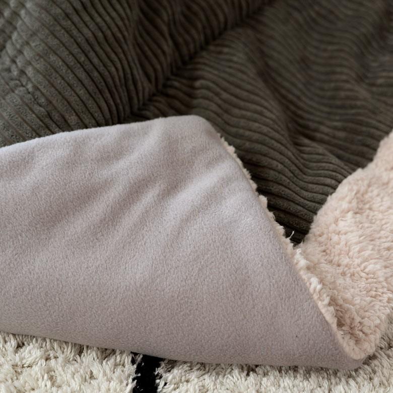 こたつ布団 長方形 約190×230cm グレー 掛け布団 こたつ コーデュロイ カジュアル フリース おしゃれ 洋風 北欧 91367 | ブランド登録なし | 02