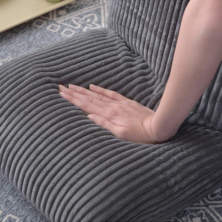 座椅子 フロアソファ 無地 チェア 一人掛け コンパクト 折り畳み 91368 | ブランド登録なし | 08