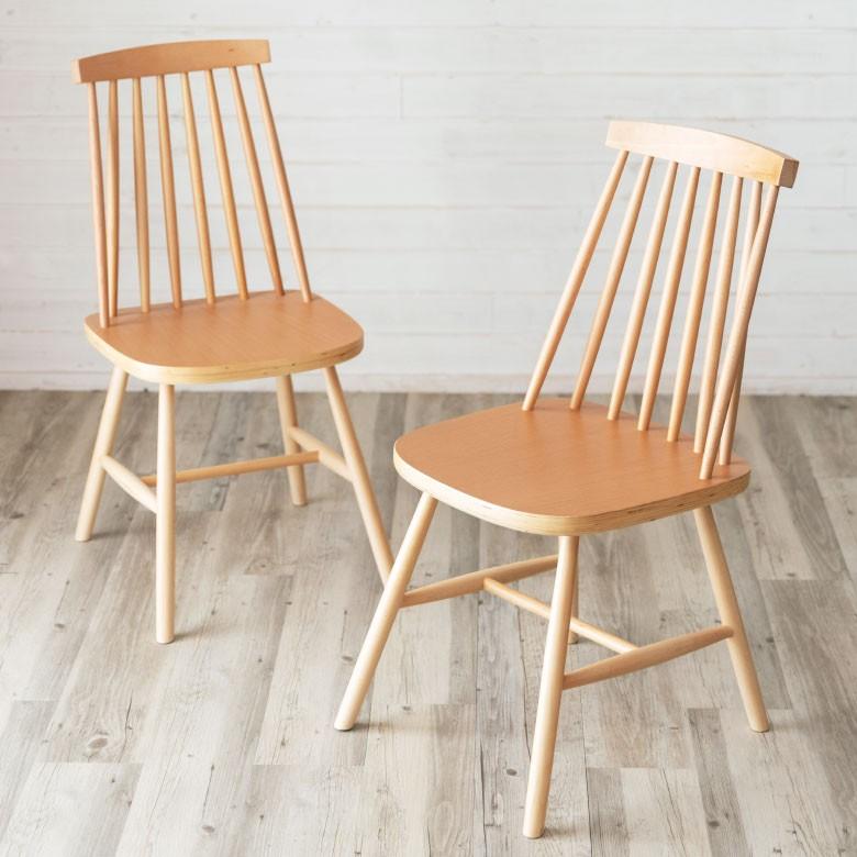 ダイニングチェア チェアー 椅子 ナチュラル 天然木 木製 シンプル おしゃれ 北欧 リビング 9136 | ブランド登録なし | 19