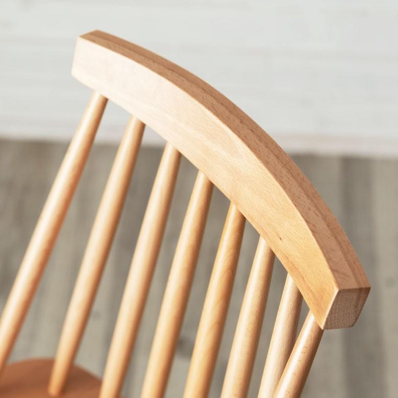 在庫処分【新品】天然木　ウィンザーチェア　ダイニングチェア　アウトレット ウィンザーチェア 2脚セット 座面高44cm 天然木 カントリー調
