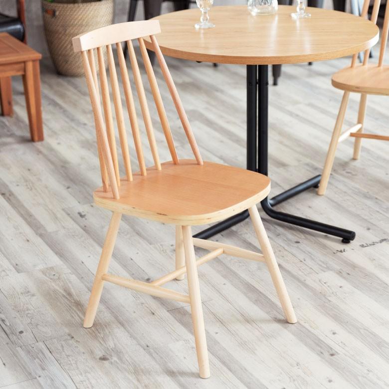 ダイニングチェア チェアー 椅子 ナチュラル 天然木 木製 シンプル