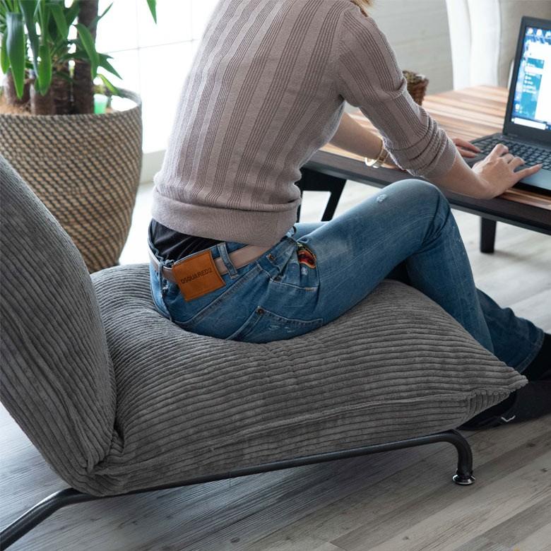 ソファー ソファ リクライニング 42段ギア 一人掛け 座椅子 コーデュロイ 無地 ファブリック おしゃれ 91373 | ブランド登録なし | 12