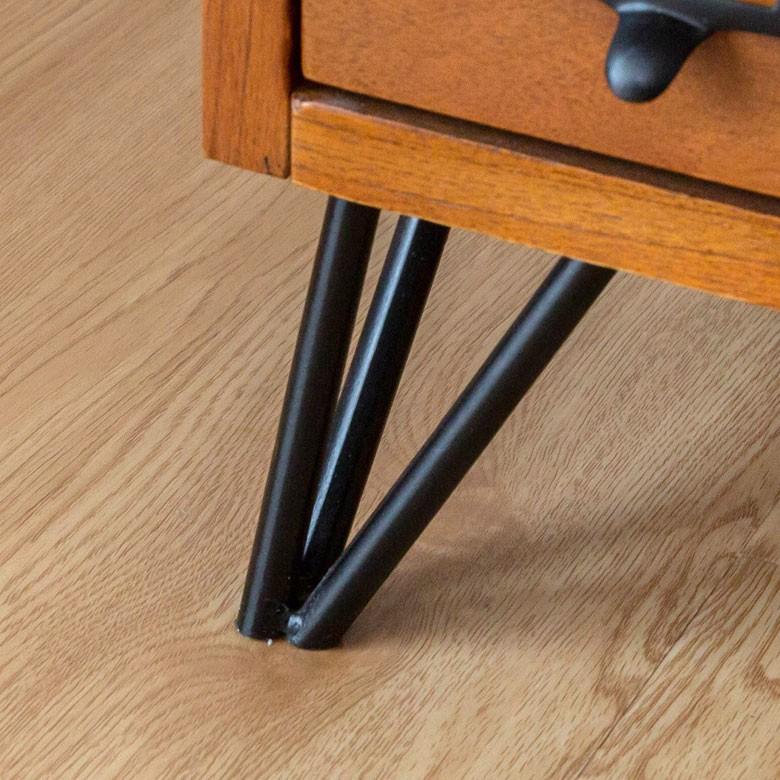 テレビボード テレビ台 木製 ブラウン 天然木 チェスト 収納付き 引き出し付き リビング 北欧 家具 おしゃれ 91386 | ブランド登録なし | 07