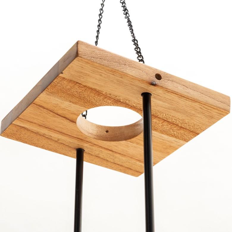 プランター ハンギング 吊るす 木製 アイアン 4鉢 ウォール 観葉植物 グリーン ウッド ディスプレイ おしゃれ 91388 | ブランド登録なし | 06