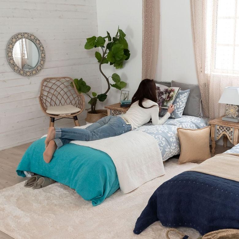 ベッド シングル ベッドフレーム 脚付きマットレス シンプル コンパクト 一人暮らし ホワイト 91405 | ブランド登録なし | 02