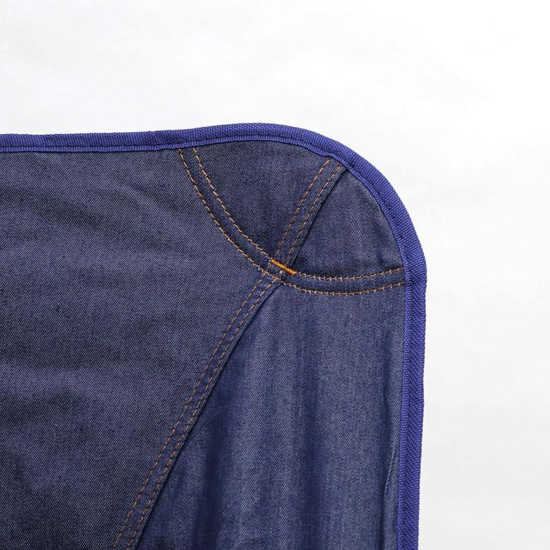 アウトドアチェア イス 椅子 ガーデンチェア コンパクト 簡単組立式 ネイビー 収納バッグ付き 背もたれ付き アルミ 91412 | ブランド登録なし | 13