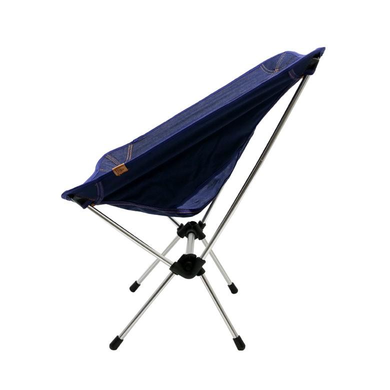 アウトドアチェア イス 椅子 ガーデンチェア コンパクト 簡単組立式 ネイビー 収納バッグ付き 背もたれ付き アルミ 91412 | ブランド登録なし | 03