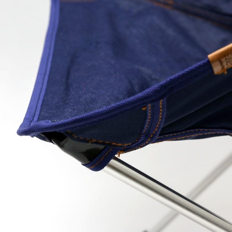 アウトドアチェア イス 椅子 ガーデンチェア コンパクト 簡単組立式 ネイビー 収納バッグ付き 背もたれ付き アルミ 91412 | ブランド登録なし | 09