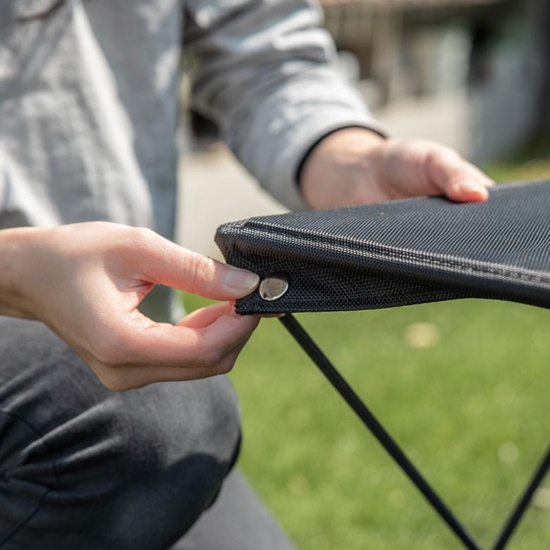 アウトドア テーブル 折りたたみ 軽量 机 ラック レジャー 収納 棚 フォールディング テーブル ピクニック キャンプ   コンパクト スチール 91416 | ブランド登録なし | 16