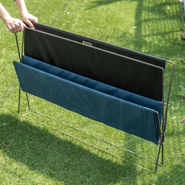 アウトドア テーブル 折りたたみ 軽量 机 ラック レジャー 収納 棚 フォールディング テーブル ピクニック キャンプ   コンパクト スチール 91416 | ブランド登録なし | 12