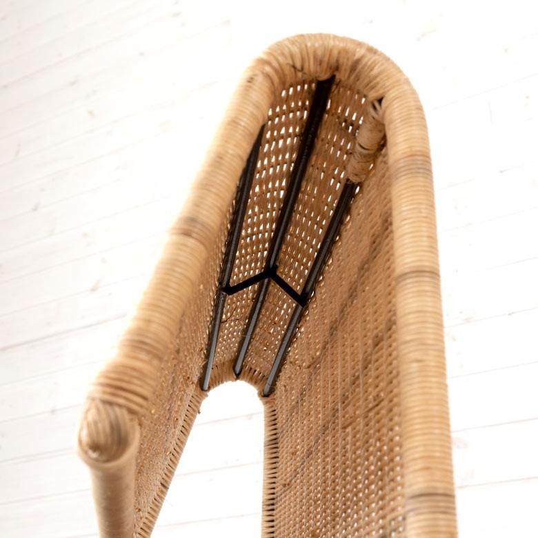 ソファ ソファー ローソファー 1人掛け 連結で2人掛け3人掛け 2WAY 夏 ラタン アジアン ブラウン 脚付き 脚取り外し可 91420 | ブランド登録なし | 08