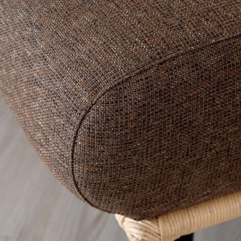 ソファ ソファー ローソファー L字型 1人掛け 連結で2人掛け3人掛け 2WAY 夏 ラタン アジアン ブラウン 脚付き 脚取り外し可 91421 | ブランド登録なし | 10