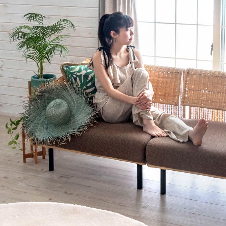 ソファ ソファー ローソファー L字型 1人掛け 連結で2人掛け3人掛け