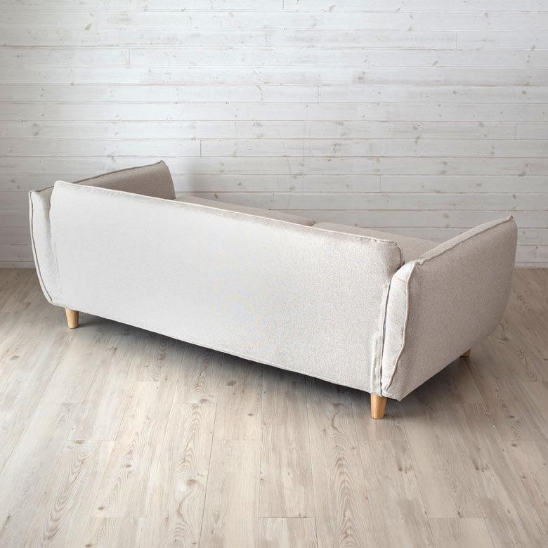 ソファ ソファー 3人掛け 2人掛け クッション付き ローソファー カバーリング 木製 ポケットコイル ナチュラル 北欧 cafe おしゃれ 91423 | ブランド登録なし | 12