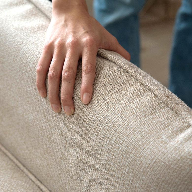 ソファ ソファー 3人掛け 2人掛け クッション付き ローソファー カバーリング 木製 ポケットコイル ナチュラル 北欧 cafe おしゃれ 91423 | ブランド登録なし | 14