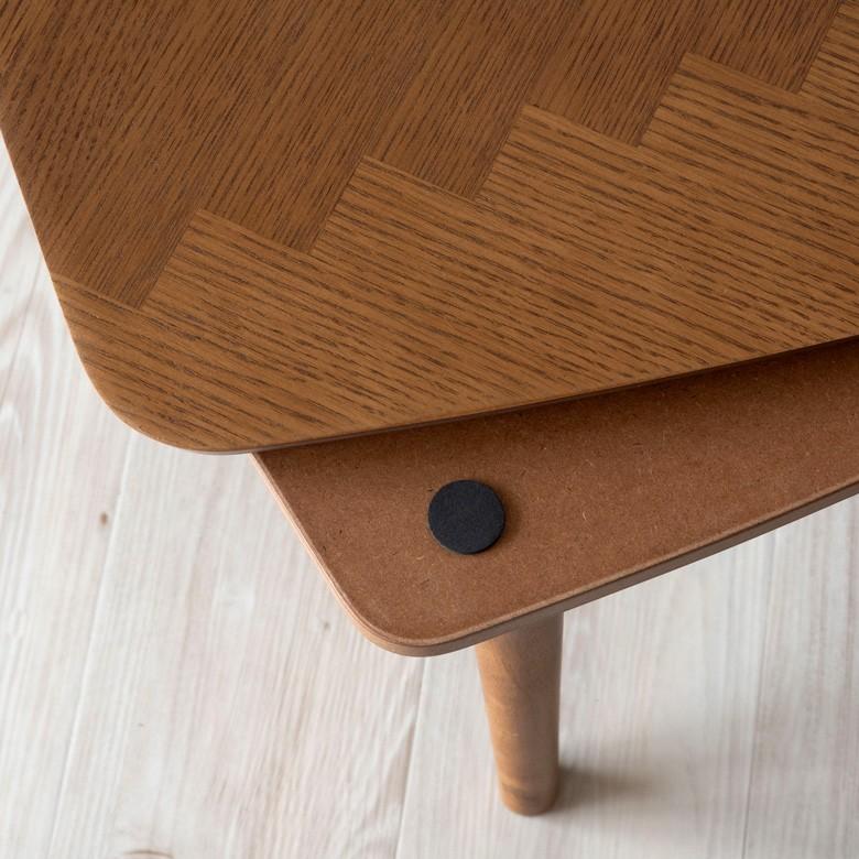 こたつテーブル 90×50cm 長方形 センターテーブル ローテーブル リビングテーブル コーヒーテーブル コタツテーブル ブラウン 木目 家具調こたつ 91440 | ブランド登録なし | 09