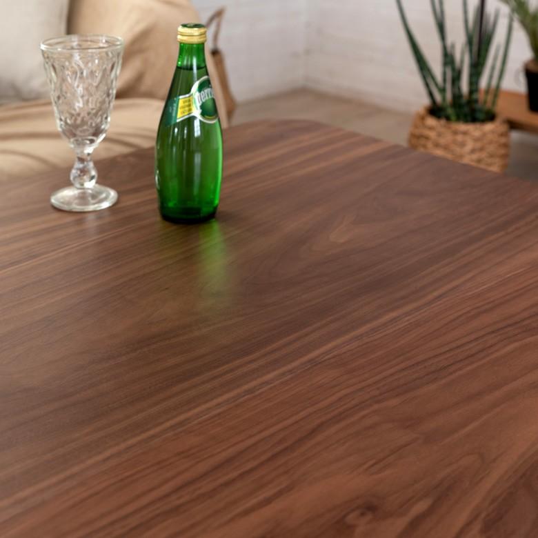 こたつテーブル 105×75cm 長方形 センターテーブル ローテーブル リビングテーブル コーヒーテーブル コタツテーブル ブラウン 木目 家具調こたつ 91441 | ブランド登録なし | 04