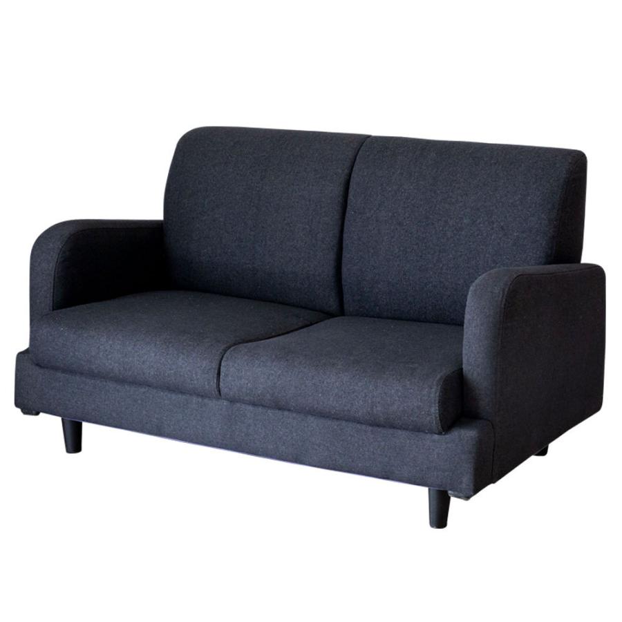 ソファ デニム ブラック 2人掛け 肘掛付き デニムソファ 2.5人掛け シンプル カジュアル 肘掛け コットン アーム付き 91445 | ブランド登録なし | 11