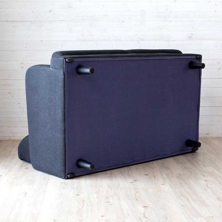 ソファ デニム ブラック 2人掛け 肘掛付き デニムソファ 2.5人掛け シンプル カジュアル 肘掛け コットン アーム付き 91445 | ブランド登録なし | 08