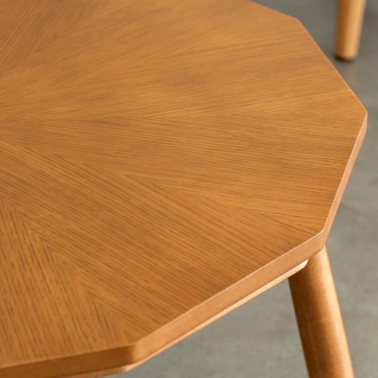 こたつテーブル 80×80cm センターテーブル ローテーブル リビングテーブル コーヒーテーブル コタツテーブル ブラウン 木目 家具調こたつ 91455 | ブランド登録なし | 04