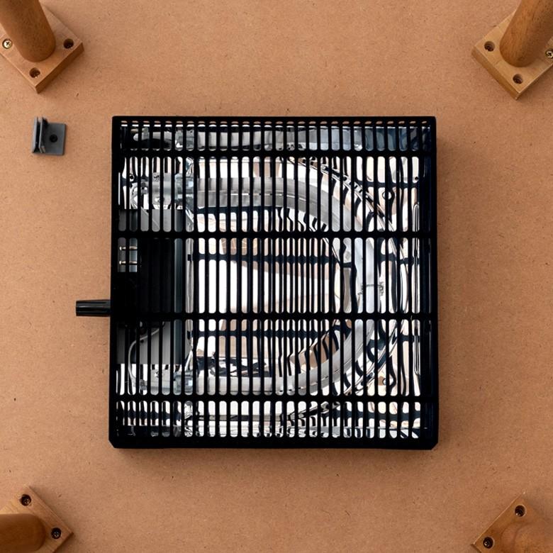 こたつテーブル 80×80cm センターテーブル ローテーブル リビングテーブル コーヒーテーブル コタツテーブル ブラウン 木目 家具調こたつ 91455 | ブランド登録なし | 06