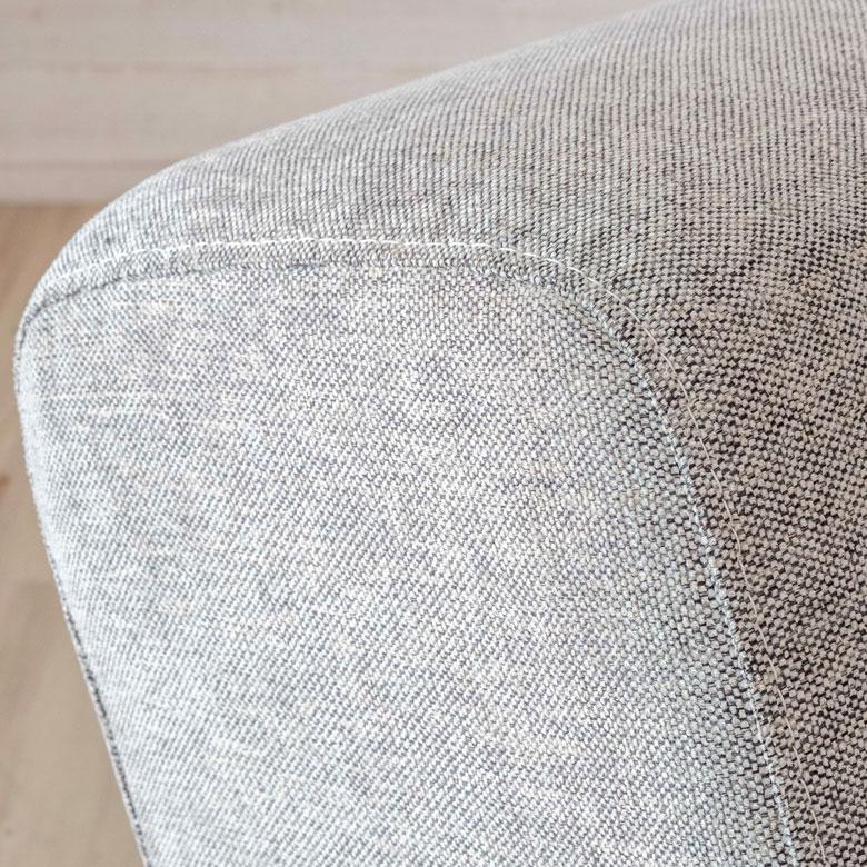 ソファ 肘掛なし グレー ネイビー ベンチタイプ 幅65cm 奥行88cm 高さ69cm ファブリック シンプル おしゃれ モダン  91457 |  | 03