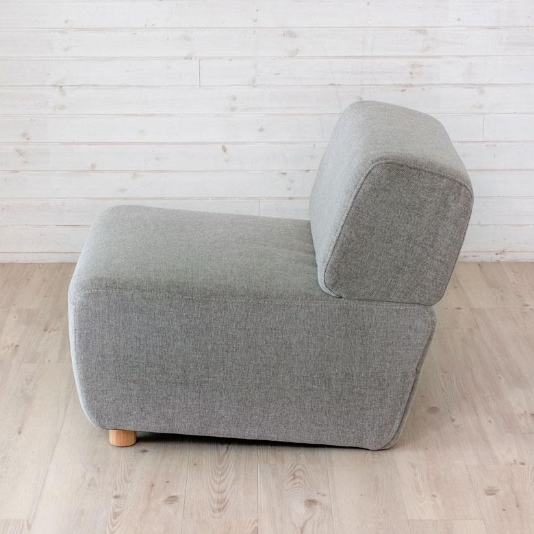 ソファ 肘掛なし グレー ネイビー ベンチタイプ 幅65cm 奥行88cm 高さ69cm ファブリック シンプル おしゃれ モダン  91457 |  | 06