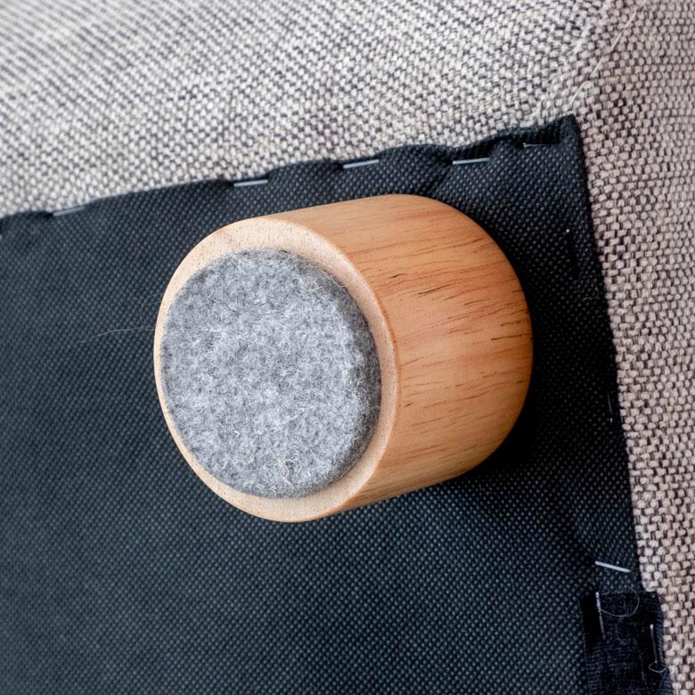 ソファ 肘掛なし グレー ネイビー ベンチタイプ 幅65cm 奥行88cm 高さ69cm ファブリック シンプル おしゃれ モダン  91457 |  | 10