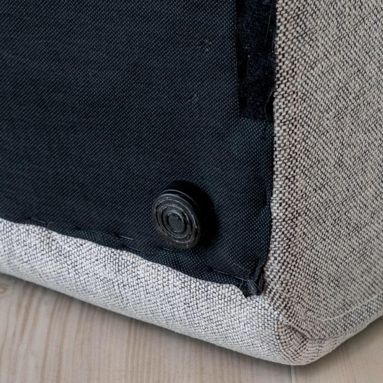 ソファ コーナーソファ グレー ネイビー ベンチタイプ 幅80cm 奥行88cm 高さ69cm ファブリック シンプル おしゃれ モダン  91458 |  | 14