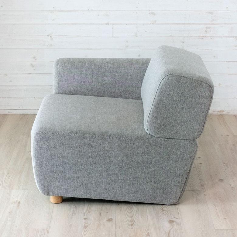 ソファ コーナーソファ グレー ネイビー ベンチタイプ 幅80cm 奥行88cm 高さ69cm ファブリック シンプル おしゃれ モダン  91458 |  | 06