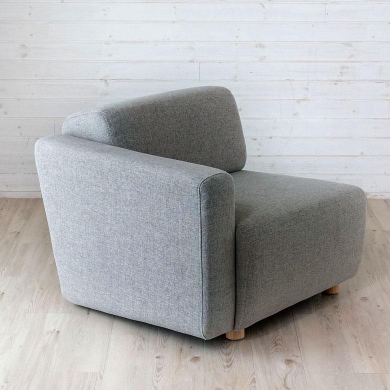 ソファ コーナーソファ グレー ネイビー ベンチタイプ 幅80cm 奥行88cm 高さ69cm ファブリック シンプル おしゃれ モダン  91458 |  | 07