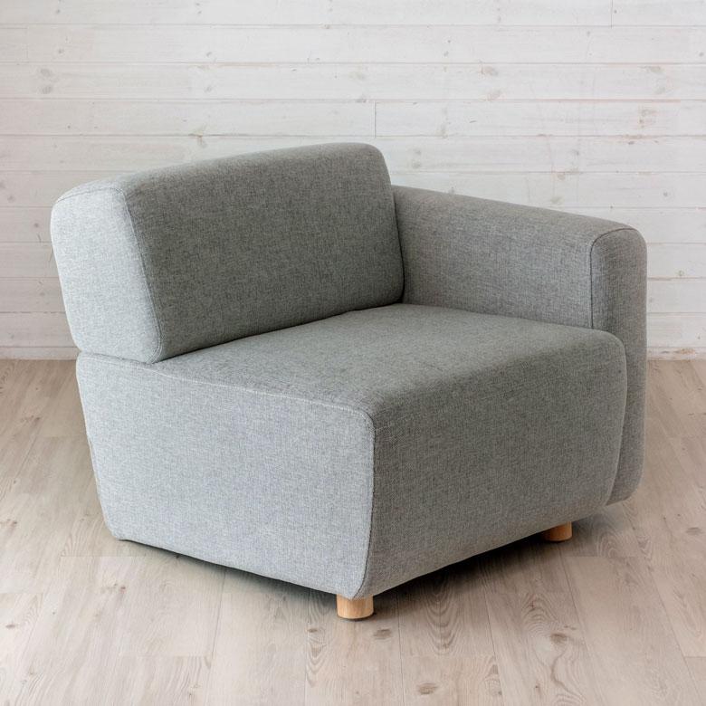 ソファ コーナーソファ グレー ネイビー ベンチタイプ グレー ネイビー アーム付き おしゃれ シンプル おしゃれ モダン カジュアル 腰かけ ベンチ 91459 | 