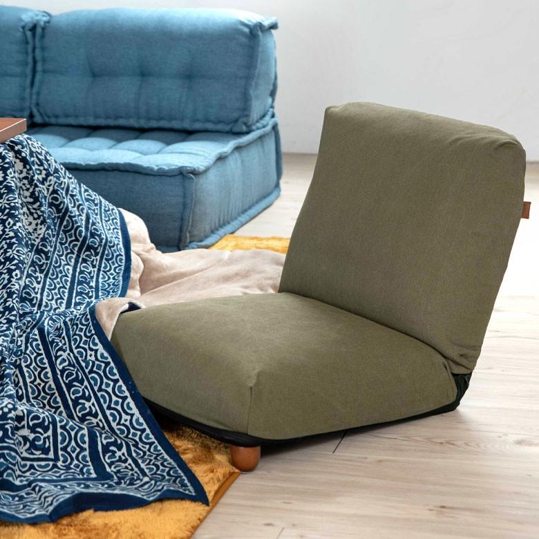 座椅子 ローソファー ローソファ フロアソファー フロアソファ 1人掛け コンパクト いす カジュアル 折りたたみ 無地 省スペース リクライニングチェア 91462 | ブランド登録なし | 19