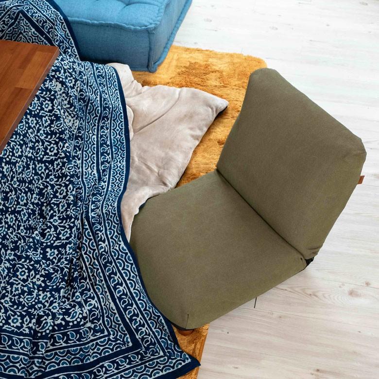 座椅子 ローソファー ローソファ フロアソファー フロアソファ 1人掛け コンパクト いす カジュアル 折りたたみ 無地 省スペース リクライニングチェア 91462 | ブランド登録なし | 11