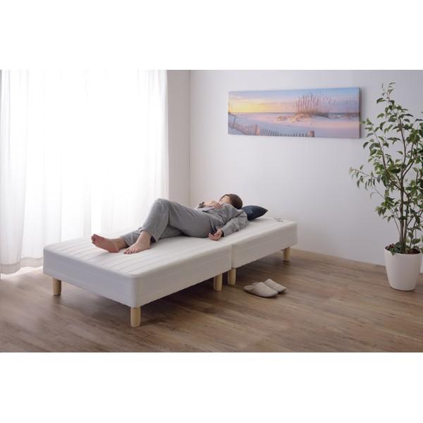 ベッド シングルベッド マットレスベッド ホワイト 高さ35cm 脚付き 省スペース コンパクト シンプル 組立 簡単 おしゃれ 91463 | ブランド登録なし | 05