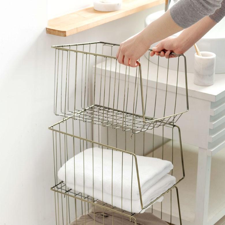 ラック 3段 ワゴン スチール製 キッチンワゴン キャスター付き シンプル インダストリアル 書類入れ デスク周り ランドリー 収納 収納家具 本棚 可動式 91464 | ブランド登録なし | 04