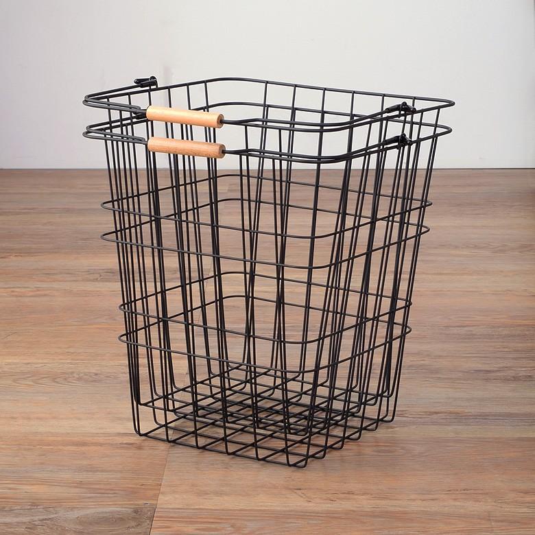 ラック 3段 ワゴン スチール製 キッチンワゴン キャスター付き シンプル ランドリー 取り外し可能 ワイヤー バスケット 収納 収納家具 選択カゴ 91472 | ブランド登録なし | 18