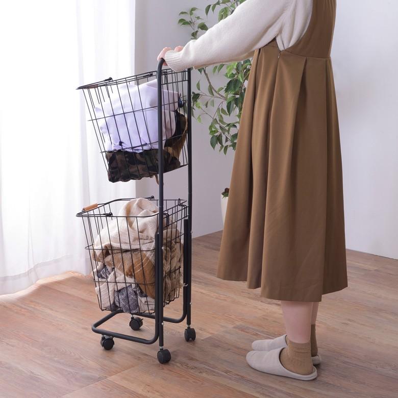 コンランショップ キャスター付きキッチンワゴン 3段ワイヤーバスケット 値下げ コンランショップ キャスター付きキッチンワゴン 3段ワイヤー