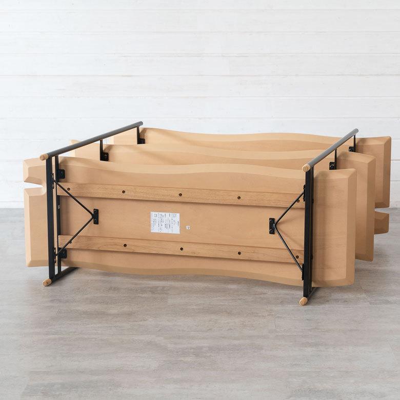 シェルフ 棚 3段 オープンシェルフ 天然木 スチール ナチュラル ブラウン W108cm シンプル 収納 91483 | ブランド登録なし | 15