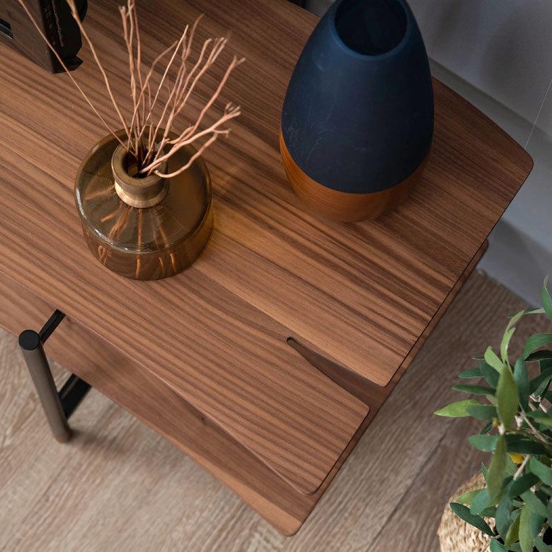 東谷 ティンバー ローボード テレビ台　ブラウン　150 東谷 TV ロー ボード 木製 スチール ナチュラル ブラウン W