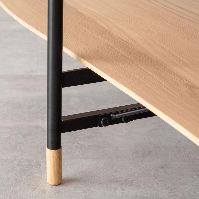 TVボード ローボード 木製 スチール ナチュラル ブラウン W 180 × D 41.5 ラック オープンラック オーディオボード AVラック シェルフ 91486 | ブランド登録なし | 13