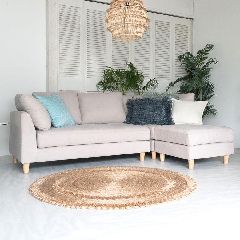 ソファ ソファセット カウチ コーナー オットマン 2人掛け 肘掛付き 3P 4P 5P シンプル カジュアル 肘掛け アーム付き 91491 | 東谷 | 03