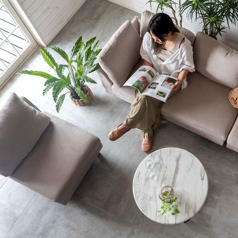 ソファ ソファセット カウチ コーナー オットマン 2人掛け 肘掛付き 3P 4P 5P シンプル カジュアル 肘掛け アーム付き 91491 | 東谷 | 11