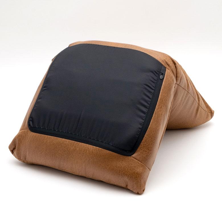 座椅子 リクライニング フロアソファ キャメル ブラウン 1人掛け コンパクト いす カジュアル 折りたたみ 無地 省スペース 91494 | ブランド登録なし | 13