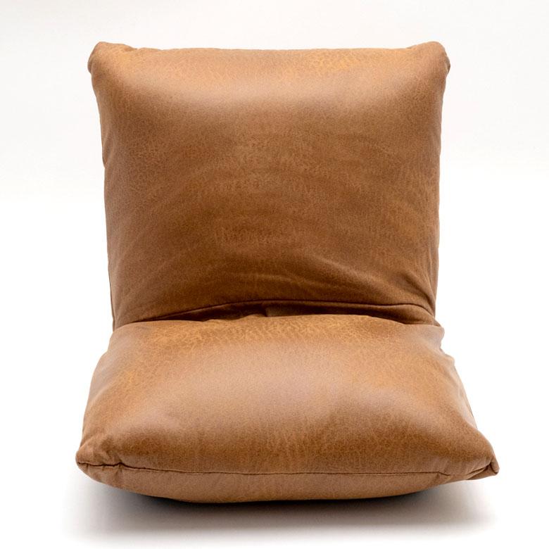 座椅子 リクライニング フロアソファ キャメル ブラウン 1人掛け コンパクト いす カジュアル 折りたたみ 無地 省スペース 91494 | ブランド登録なし | 14