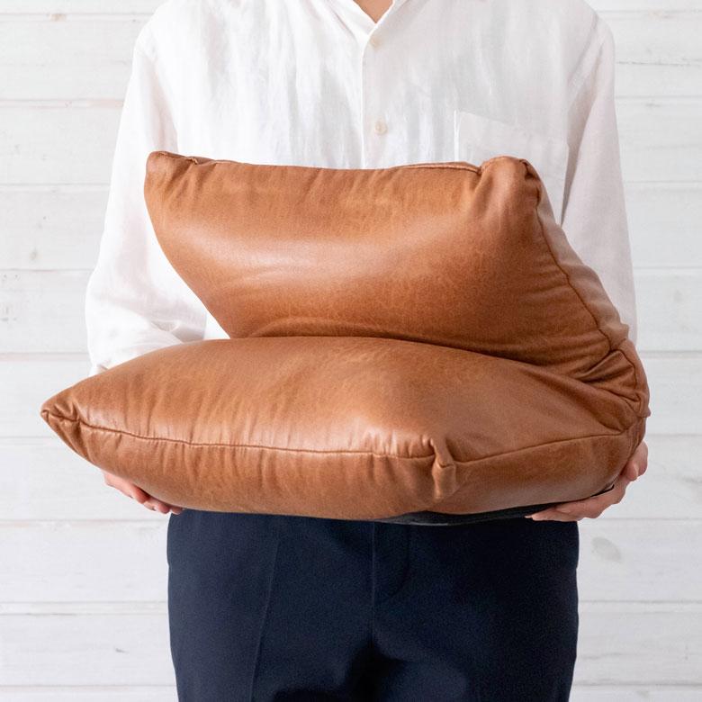 座椅子 リクライニング フロアソファ キャメル ブラウン 1人掛け コンパクト いす カジュアル 折りたたみ 無地 省スペース 91494 | ブランド登録なし | 19