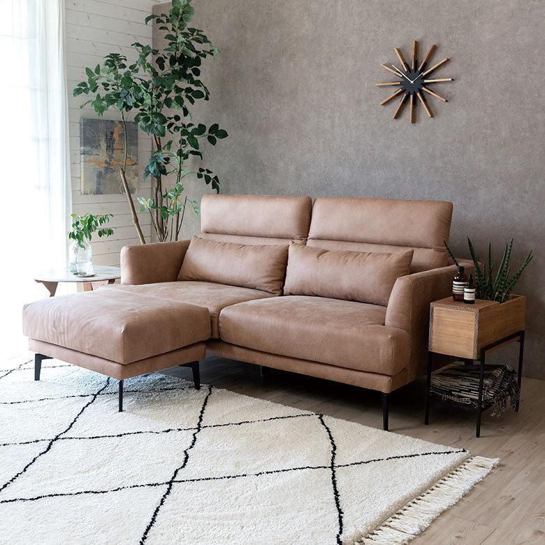 オットマン 足置き クロスレザー ポリエステル 正方形 幅約77cm  合皮 スツール フットレスト 91497 | 東谷 | 11